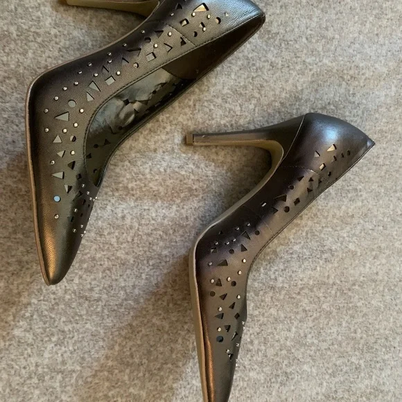 Anne Klein Copper Studded Pumps - Picture 2 of 7